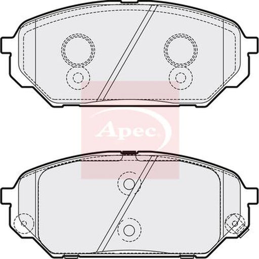 Apec Front Brake Pad Set PAD2123