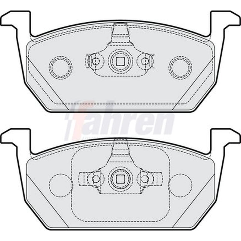Fahren Front Brake Pad Set FBP3909