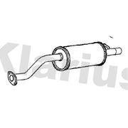 Klarius Box With Tail Pipe Rear fits Toyota Yaris/Vitz 2011-2017 1.3