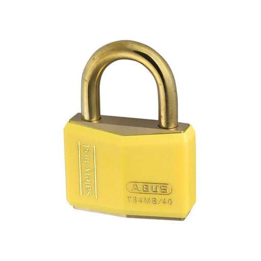 Abus Mechanical T84MB/40mm Yellow Rustproof Padlock ABUS Mechanical - Dynamic Drive