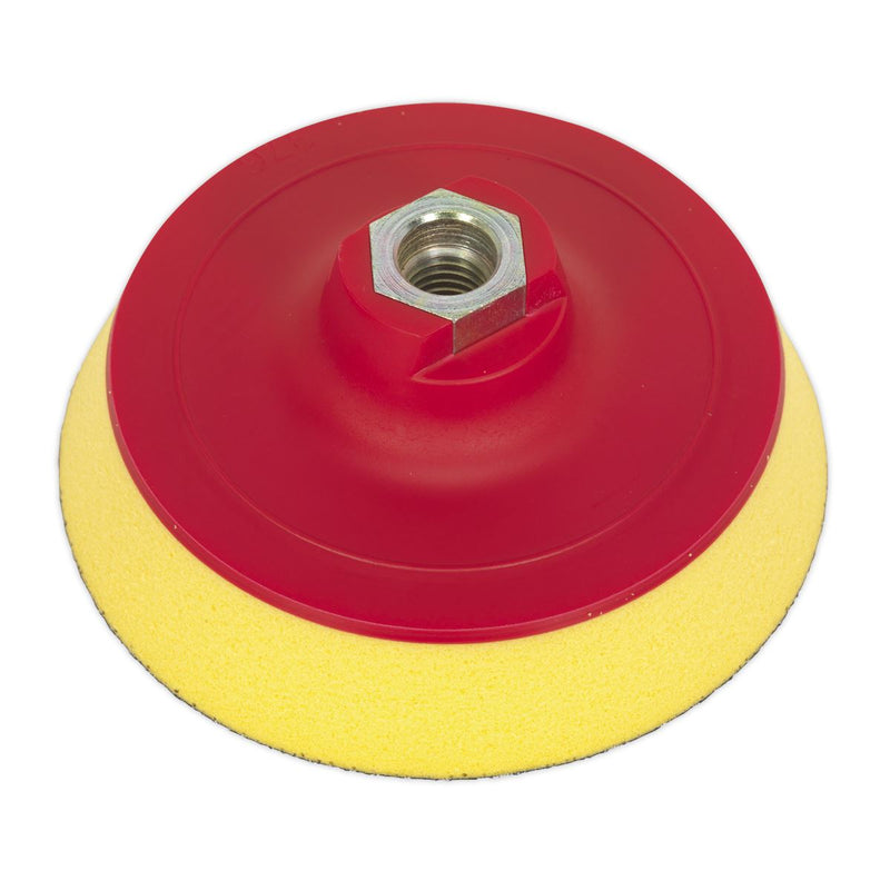 Sealey Hook & Loop Ultra Soft Backing Pad 123mm M14 x 2mm PTCBPV3S Sealey  - Dynamic Drive