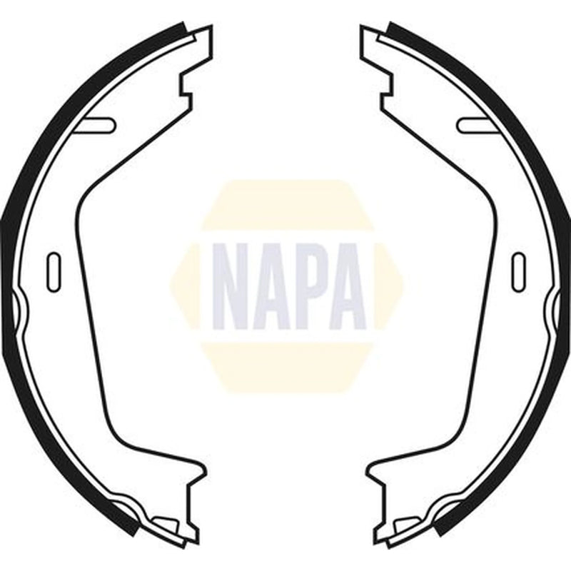 NAPA Parking Brake Shoe Set NBS5050
