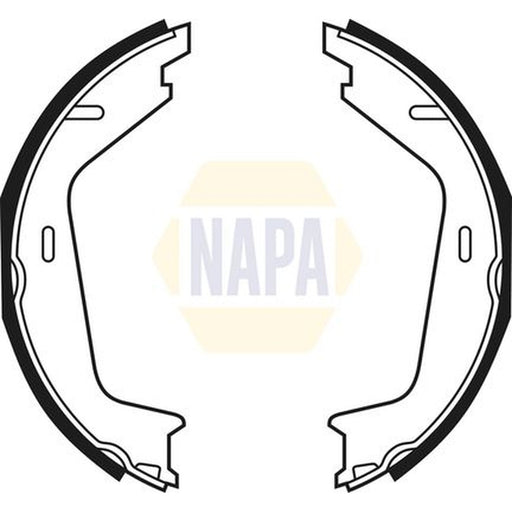 NAPA Parking Brake Shoe Set fits Volvo XC90 I 2002-2014 2.5 3.2
