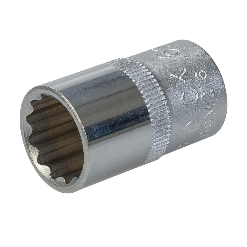 King Dick Socket 1/2" SD Metric 16mm HSM216 King Dick  - Dynamic Drive