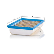MANN-FILTER Engine Air Filter fits Fiat Tipo 2015-2020 1.6
