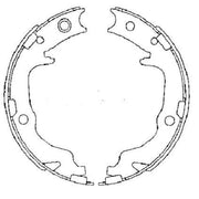 Mintex Parking Brake Shoe Set fits Chrysler Sebring 2007-2010 2.0 2.4 2.7
