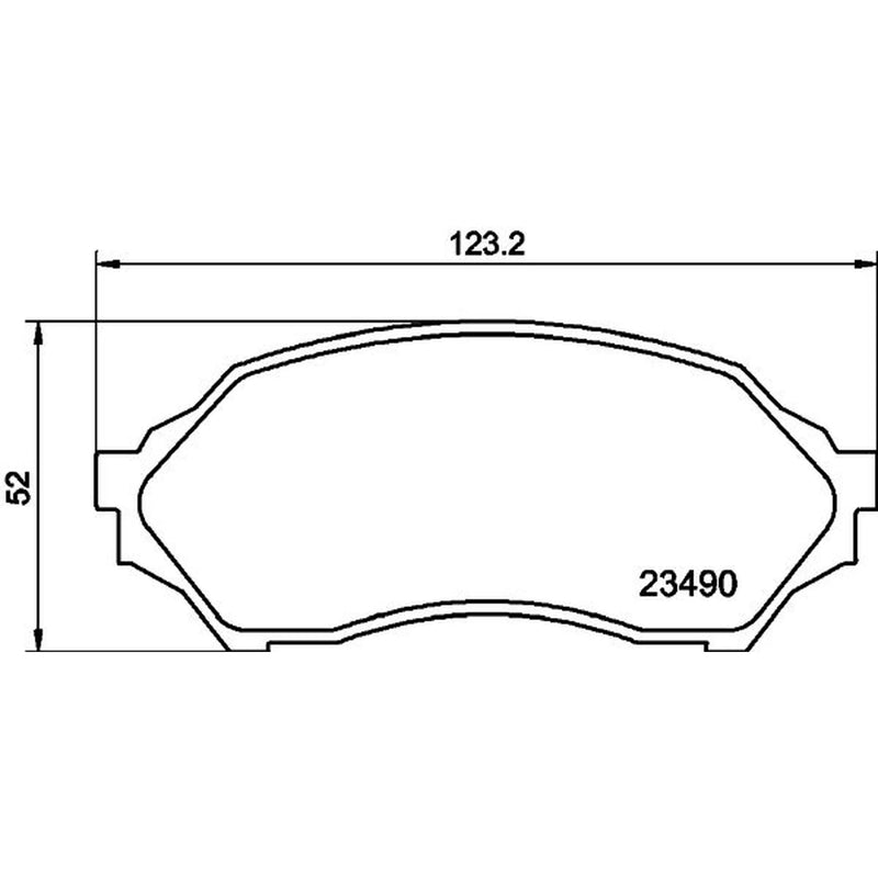 Mintex Front & Rear Brake Discs & Pads fits Mazda 323 F/P 1998-2004 1.3 1.4