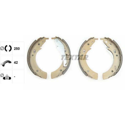 Textar Brake Shoe Set Axle Kit 91006300