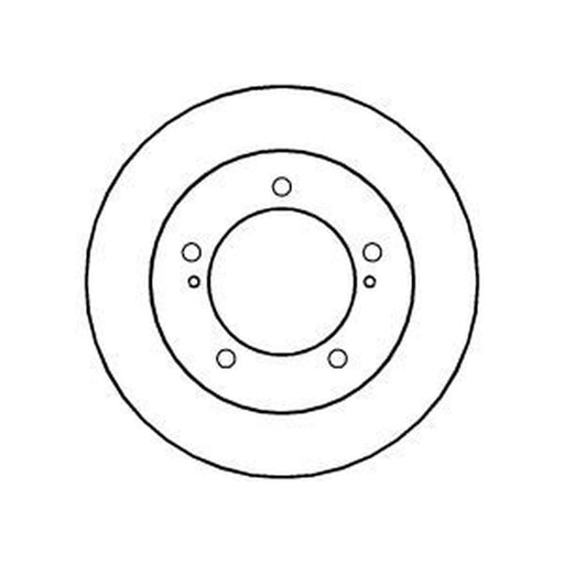 Abtex 2 x Front Brake Discs BD365S-x2