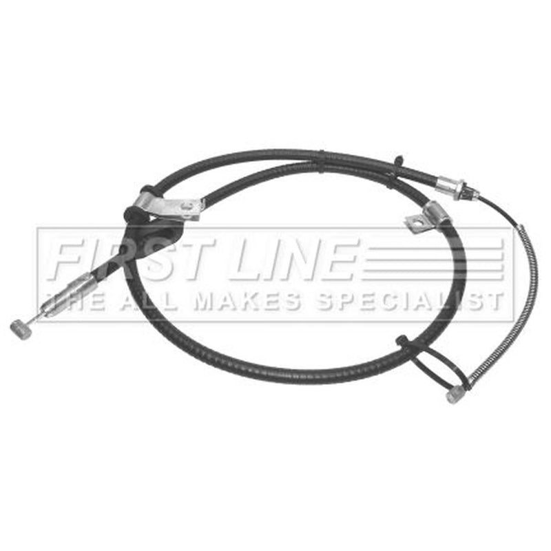 First Line Handbrake Cable Right Rear fits Land Rover Freelander I 1998-2006