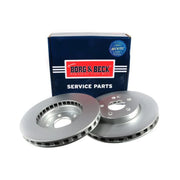 Borg & Beck Front Brake Vented Discs & Pads fits Mercedes-Benz Marco Polo Camper