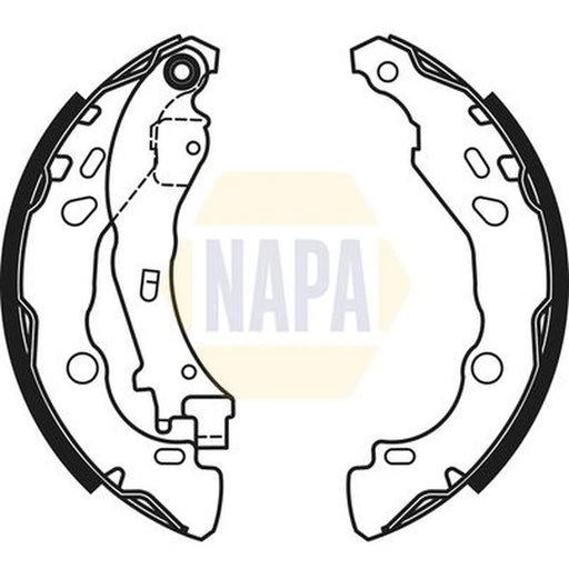 NAPA Brake Shoe Set Axle Kit NBS1065