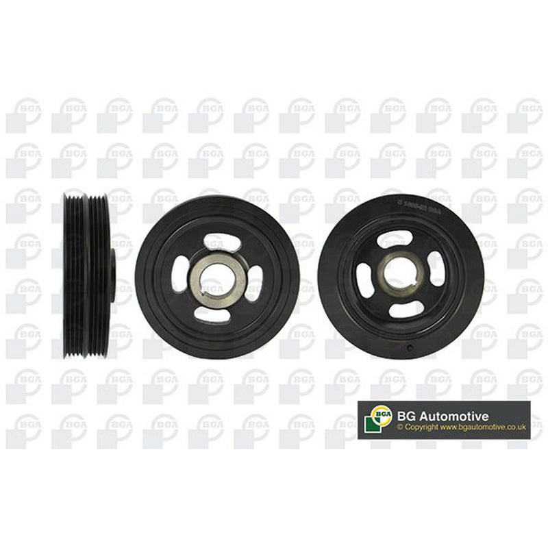 BGA Crank Shaft Belt Pulley fits Hyundai Coupe I 1996-2002 2.0
