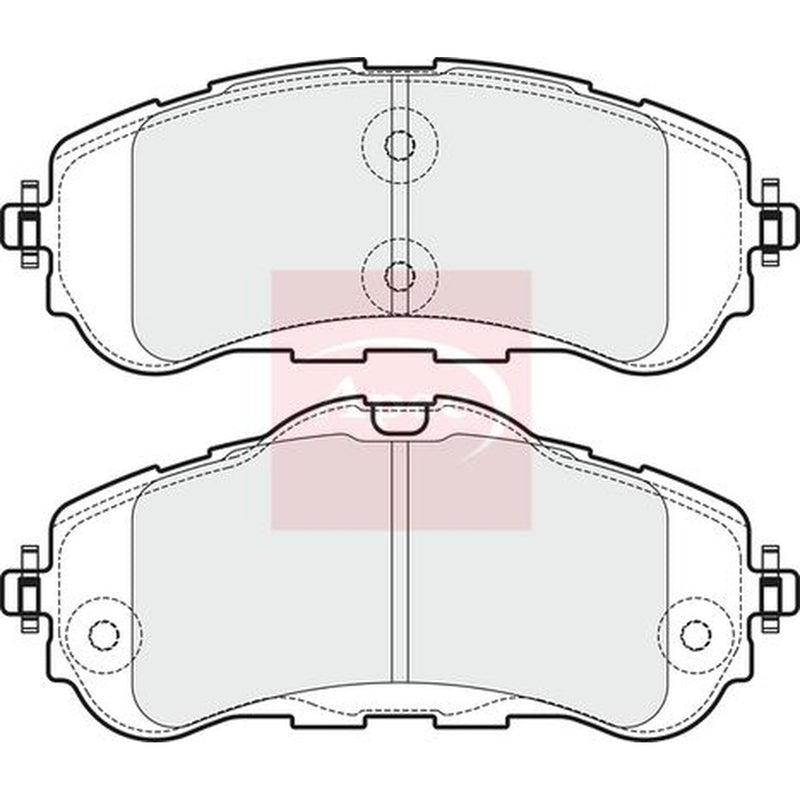 Apec Front Brake Pad Set fits Citroën Berlingo Box Body/Mpv 2018-2020 1.5 1.6