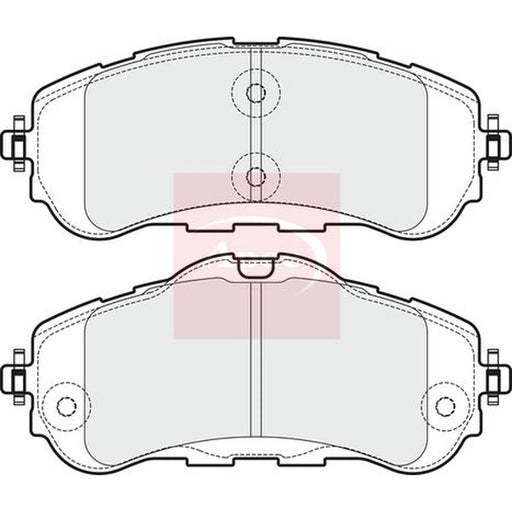 Apec Front Brake Pad Set PAD1971