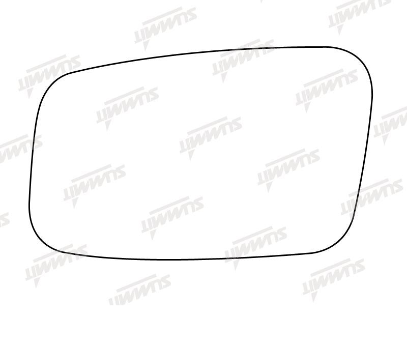Summit Heated Base Plate With Standard Mirror Glass fits Volvo LHS Summit - Bars 4 Cars