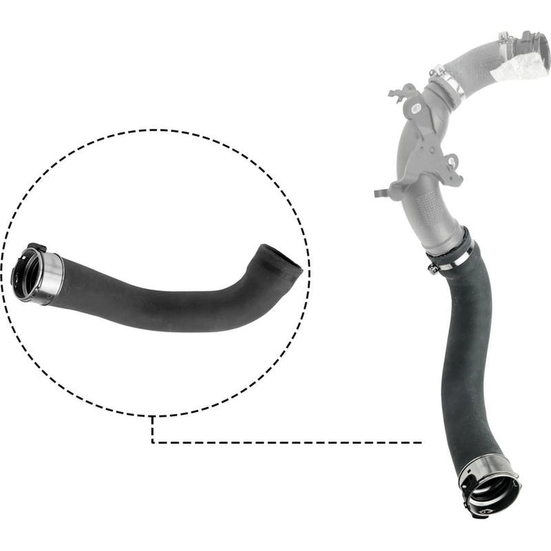 Gates Intercooler Turbo Charge Air Hose 342mm fits Dacia Dokker 2012-2021 1.2