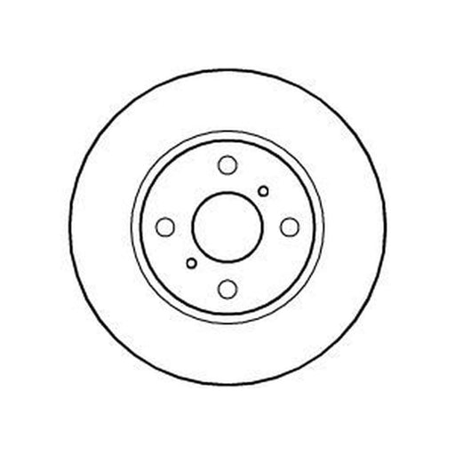 Abtex 2 x Front Brake Discs BD810V-x2