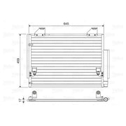 Valeo Air Conditioning Condenser 814457
