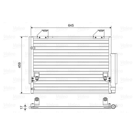 Valeo Air Conditioning Condenser 814457