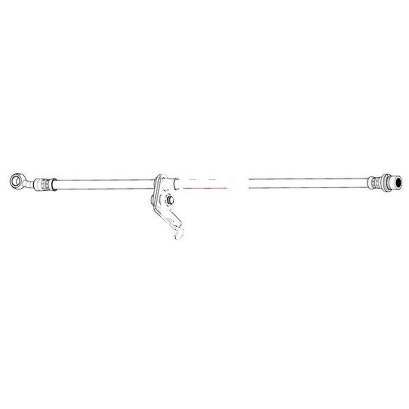Apec Brake Hydraulic Hose Line Front Left fits Honda Accord VIII 2008-2015