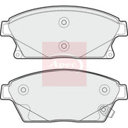 Apec Front Brake Vented Discs & Pads fits Opel Zafira Tourer C 2011-2014 2.0