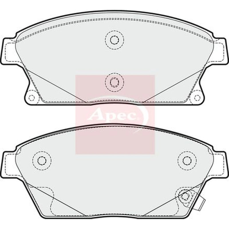 Apec Front Brake Pad Set PAD1772