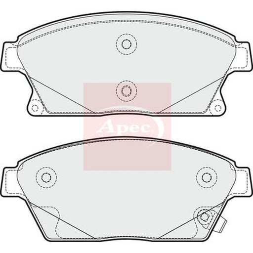 Apec Front Brake Vented Discs & Pads fits Opel Zafira Tourer C 2011-2014 2.0