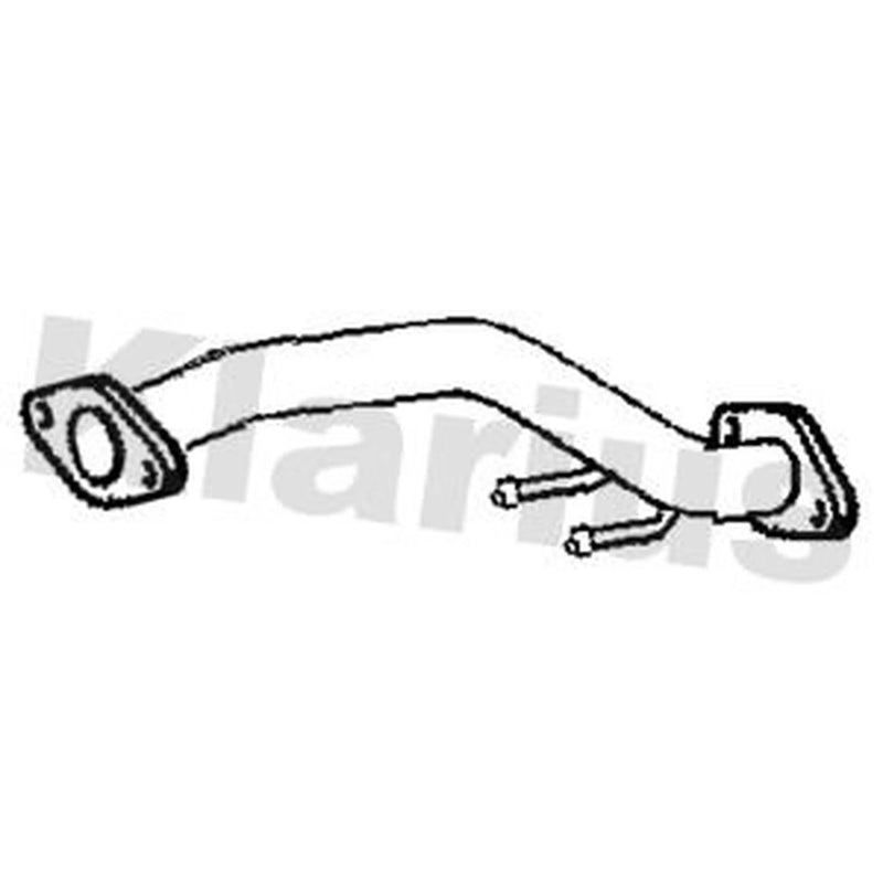 Klarius Exhaust Pipe OD fits Ford Galaxy II 2011-2015 1.6