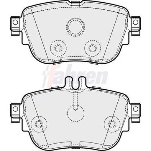 Fahren Rear Brake Pad Set FBP3790