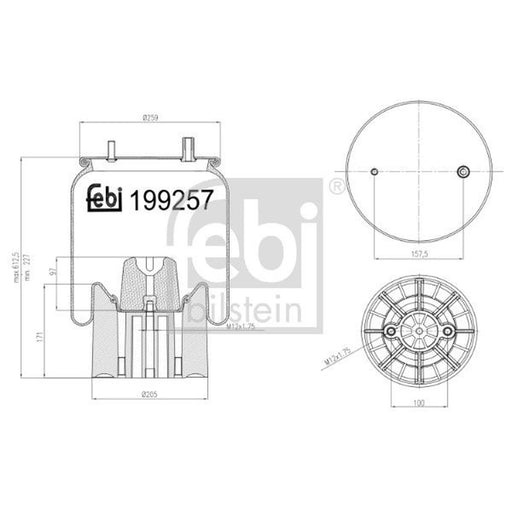 Febi Air Suspension Bellow 199257