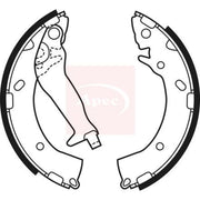 Apec Brake Shoe Set Axle Kit fits Hyundai Elantra V 2011-2015 1.6