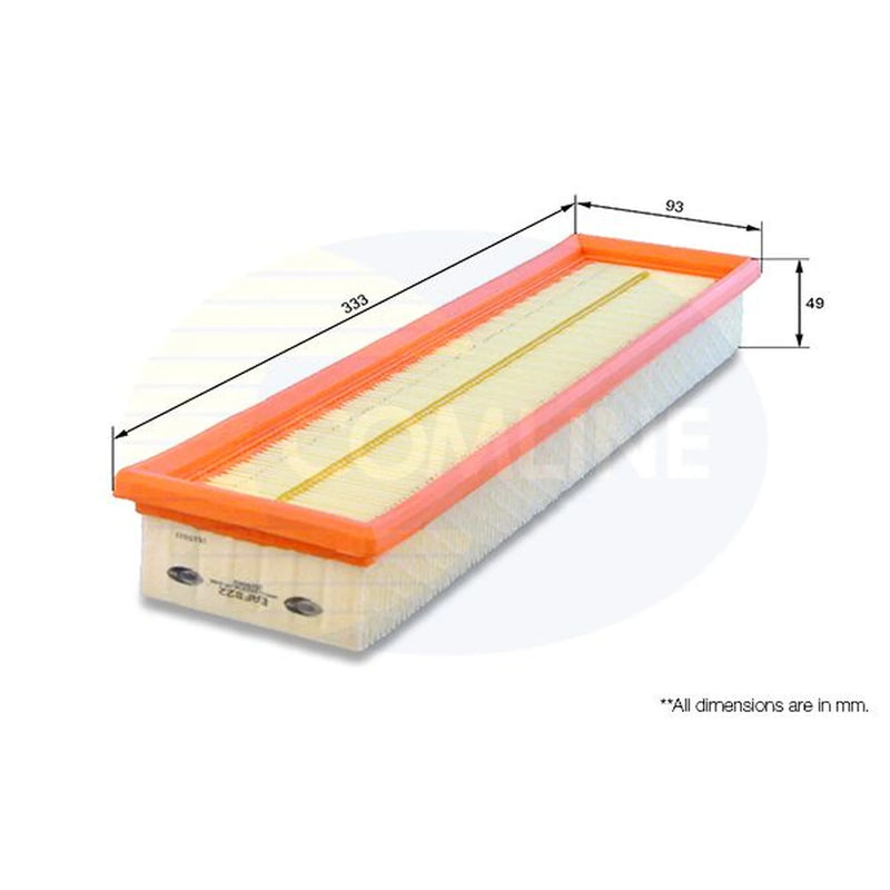 Comline Engine Air Filter fits Citroën C3 II 2009-2016 1.1 1.4