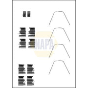 NAPA Brake Pad Accessory Fitting Kit Front fits Mazda MX-5 1998-2005 1.6 1.8