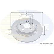 Comline Front & Rear Brake Discs & Pads fits Mercedes-Benz A-Class 2018-2019