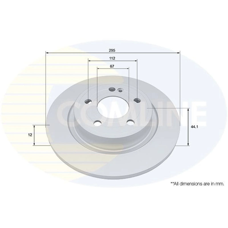 Comline Front & Rear Brake Discs & Pads fits Mercedes-Benz A-Class 2018-2019