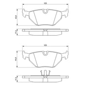 Bosch Front & Rear Pads fits BMW 3 1986-1993 2.3 2.5