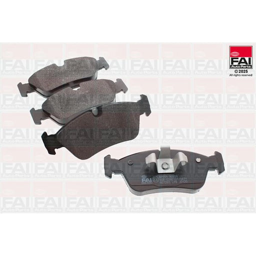 FAI Front Vented & Rear Vented Brake Discs & Pads fits BMW 3 2004-2007