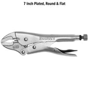 Teng Tools Curved Jaw Power Grip Plier 190mm Teng Tools - Dynamic Drive