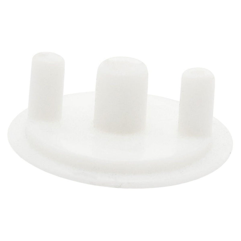 Top Hat Hinge Cover White Nova - Dynamic Drive