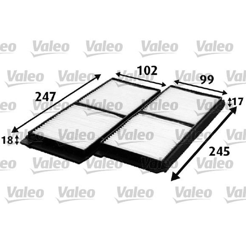 Valeo Cabin Air Filter (Pollen Filter) 715642