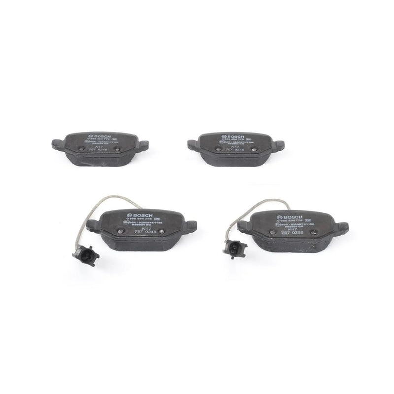 Bosch Front & Rear Pads fits Alfa Romeo Mito 2008-2018 0.9 1.4