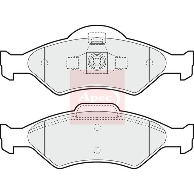Apec Front Brake Pad Set PAD1125