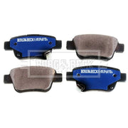 Borg & Beck Front & Rear Brake Discs & Pads fits Toyota Avensis 2003-2008