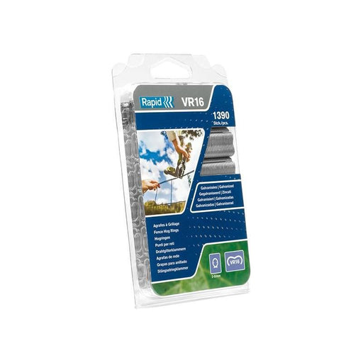 Rapid VR22 Fence Hog Rings Pack 1600 Green Boxed Rapid - NN4 Online