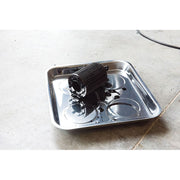 Silverline Magnetic Parts Tray 150 x 225mm Steel Nuts Bolts Fixings Mechanics Silverline  - Dynamic Drive