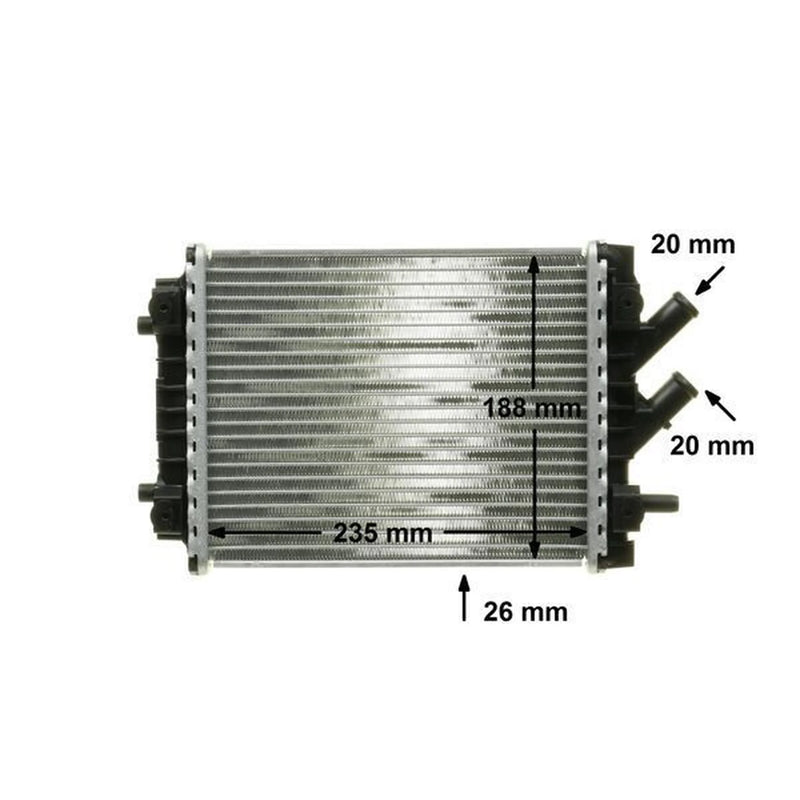 Mahle Engine Radiator fits Audi A8 D4 2012-2018