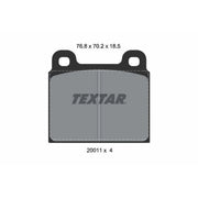 Textar Front Brake Pad Set 2001108