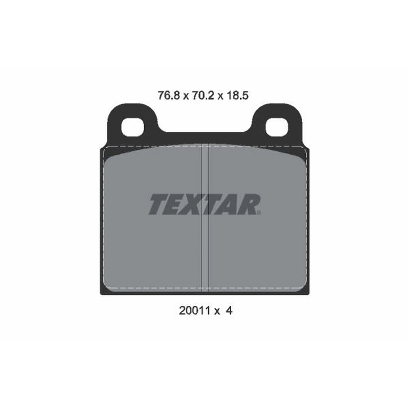 Textar Front Brake Pad Set 2001108