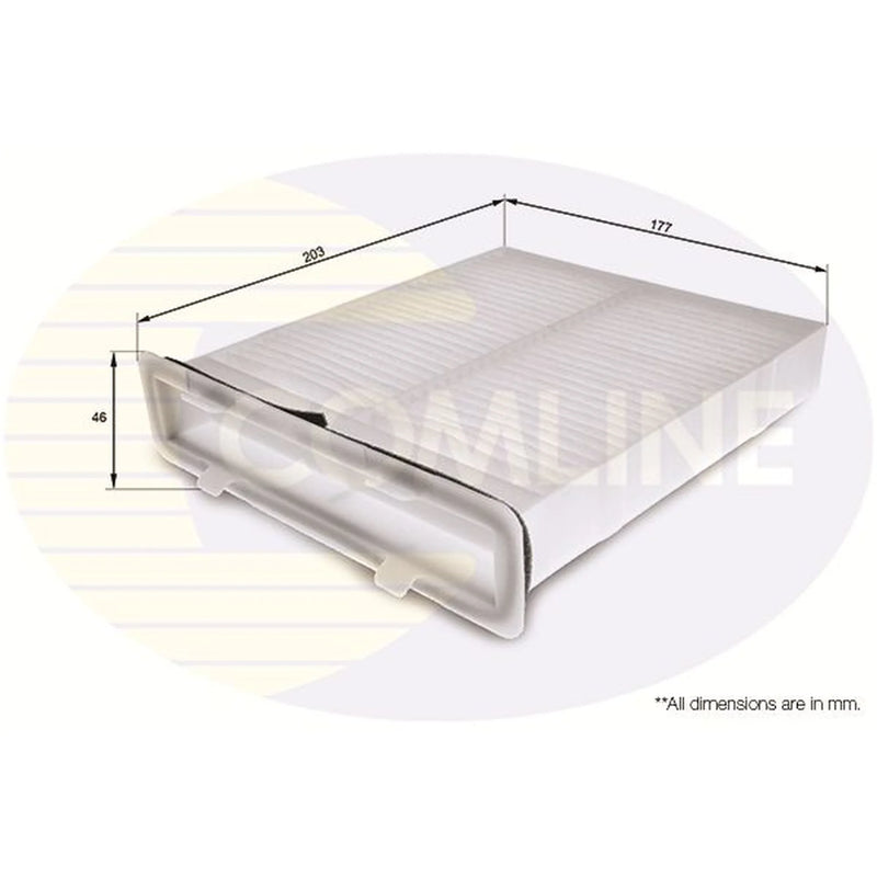 Comline Cabin Air Filter (Pollen Filter) fits Suzuki SX4 2006-2010